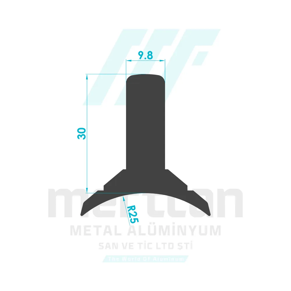 Crescent Connection Profile (9.8mm)