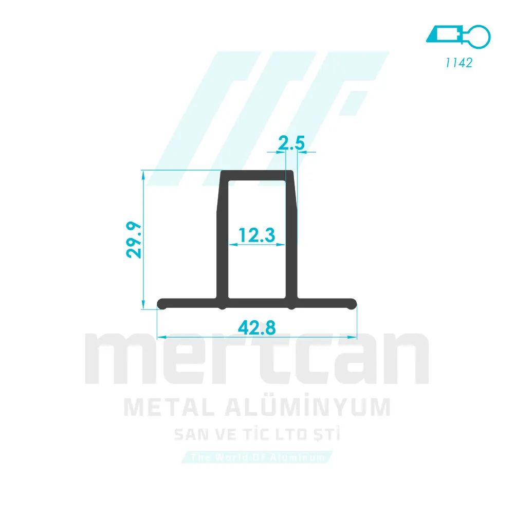 Transom Snap Latch Long Counter Profile