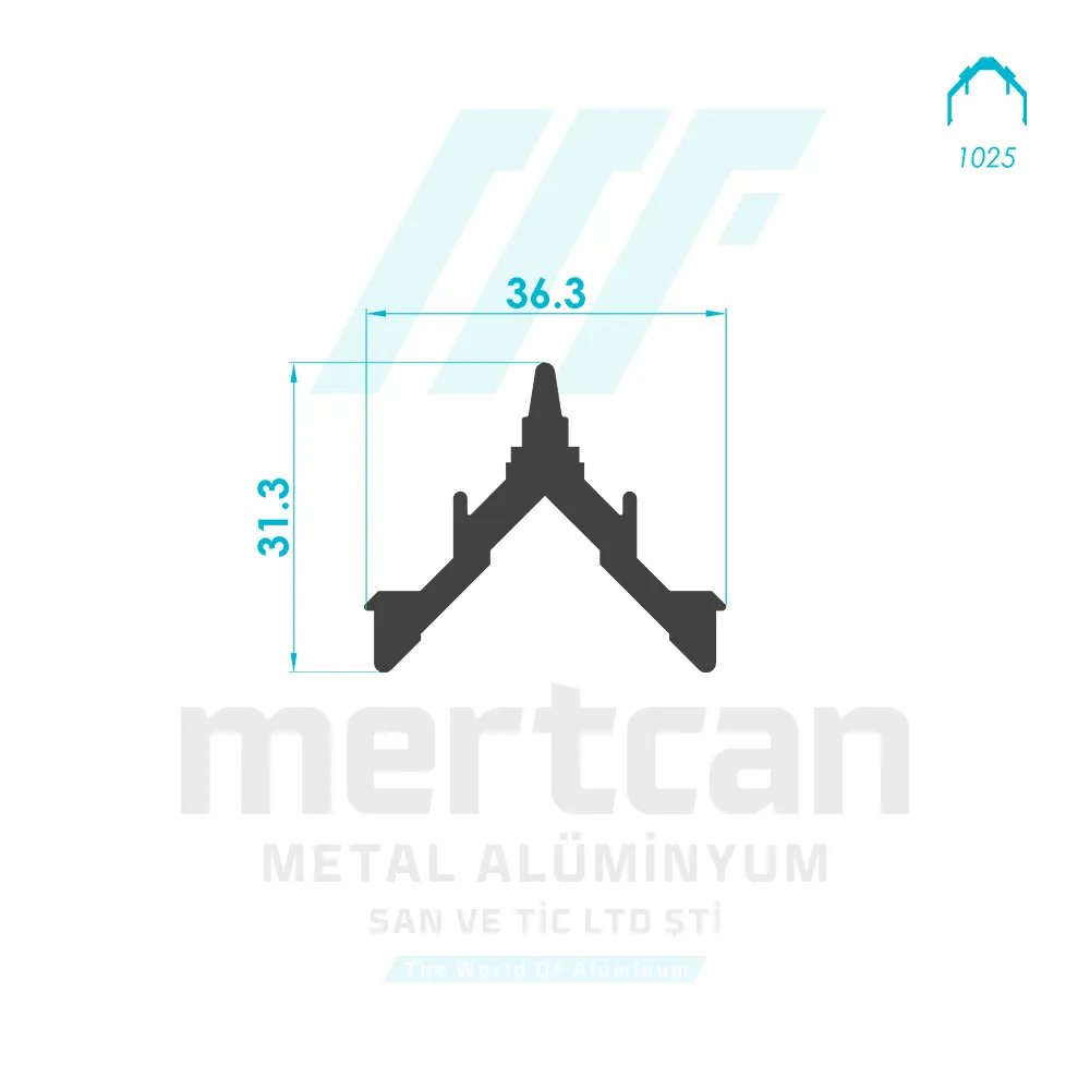 Adjustable Corner Connection Profile - 1-B