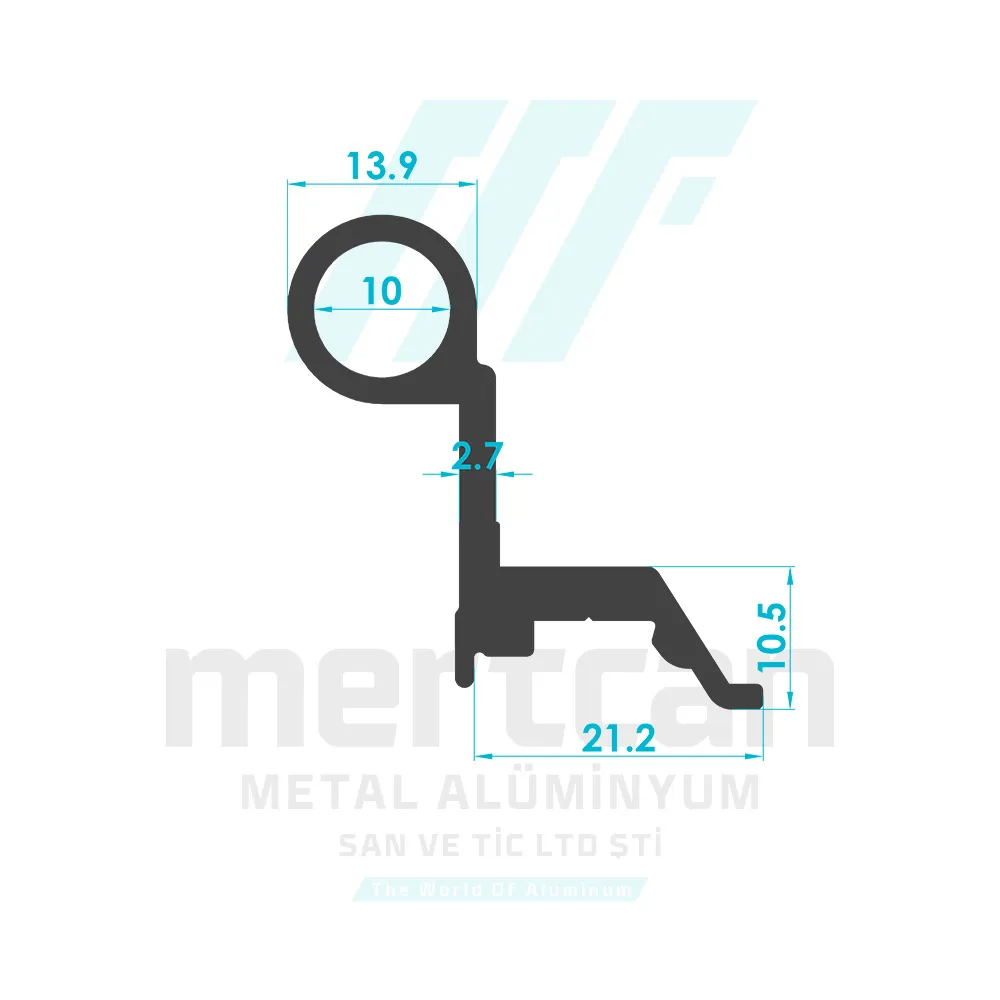 Miscellaneous Hinge Profile - 1062