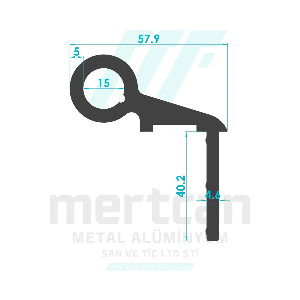 Miscellaneous Hinge Profile - 1065