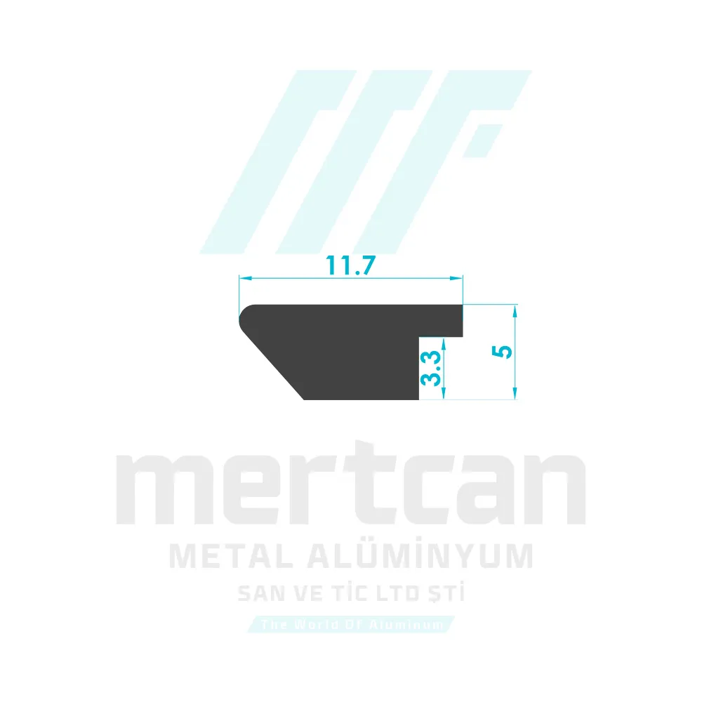 Miscellaneous Hinge Counter Profile - 1080