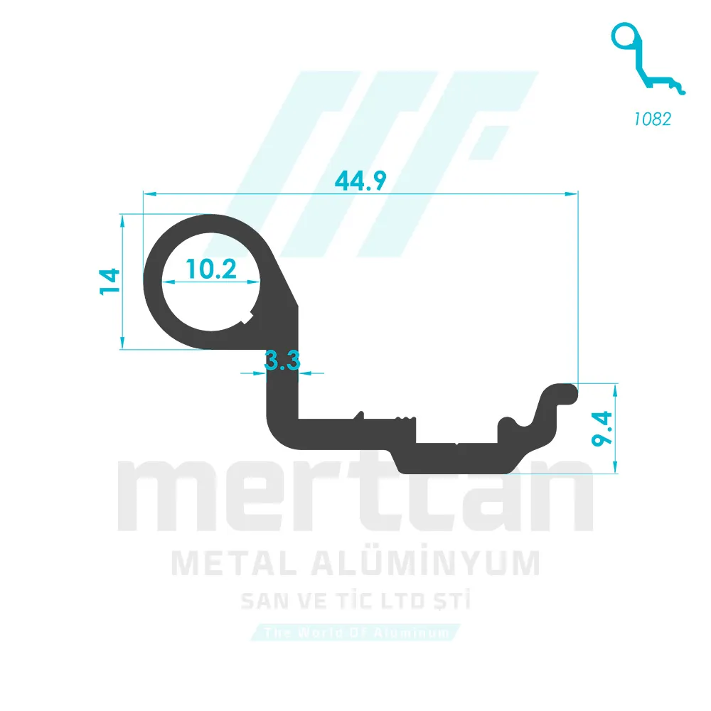 Miscellaneous Hinge Profile - 1081
