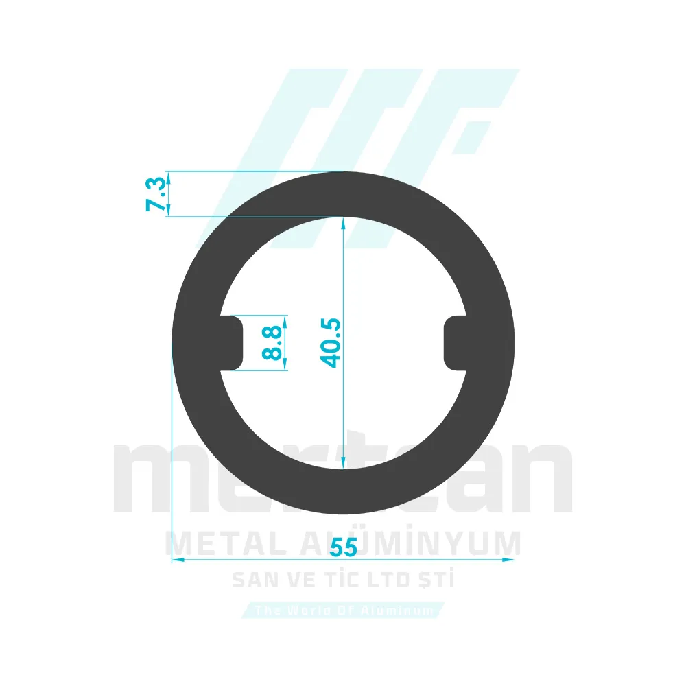 40mm Double Claw Floor Flange Profile