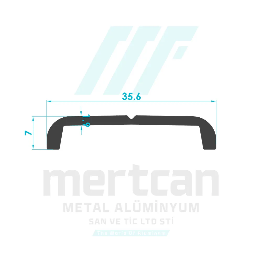 Tongue and Roller Aldoks Lock Striker Profile (2.1mm)