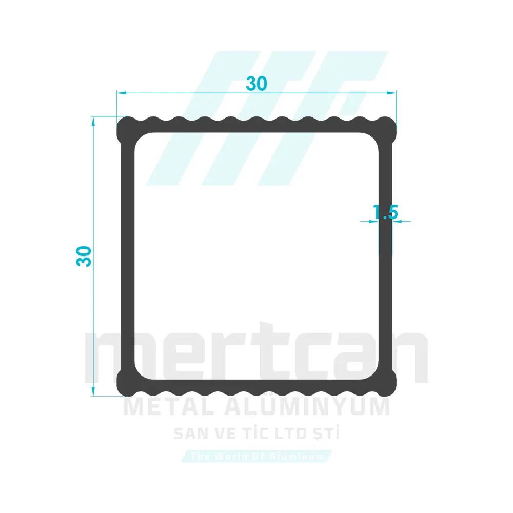 30x30 Aluminum Ladder Profile
