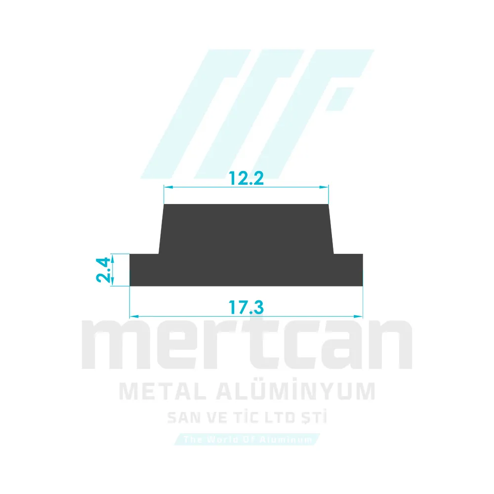 Door Hinge Counter Profile - Frame - Asaş Compatible