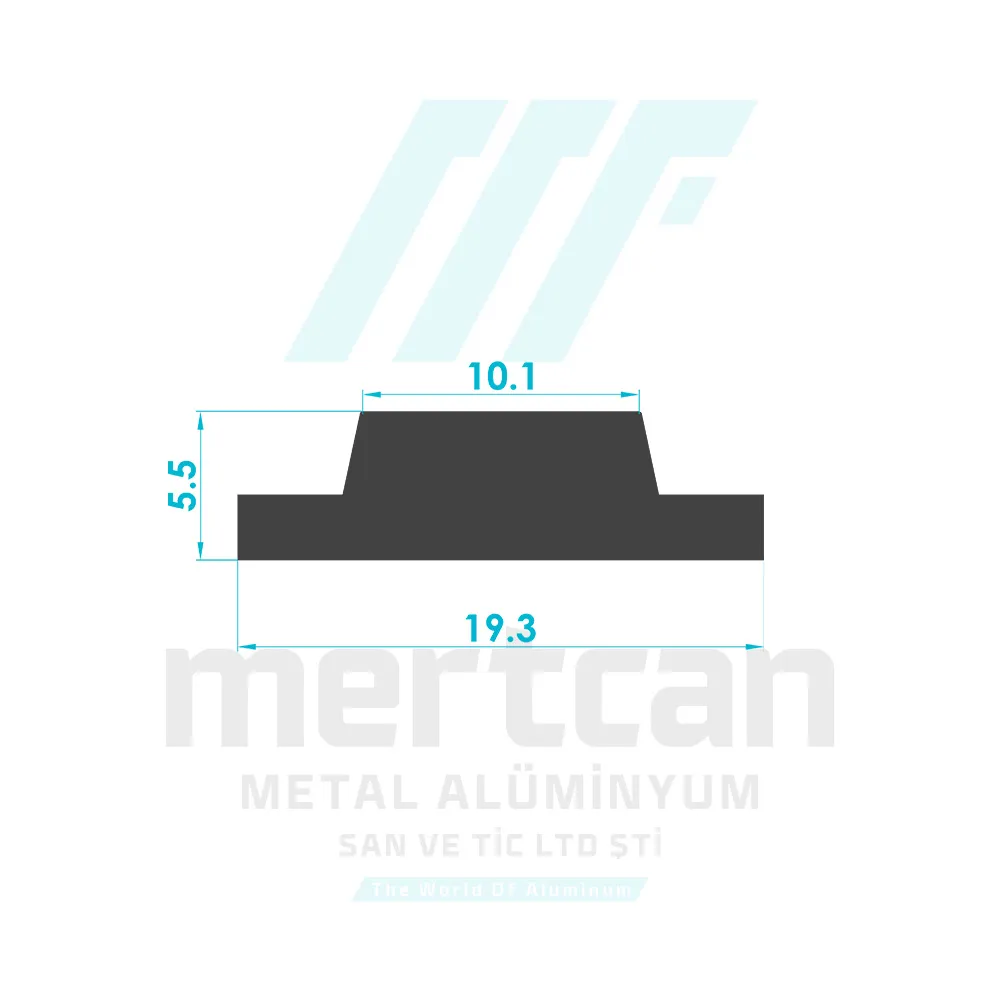 Door Hinge Counter Profile - Sash - Asaş Compatible