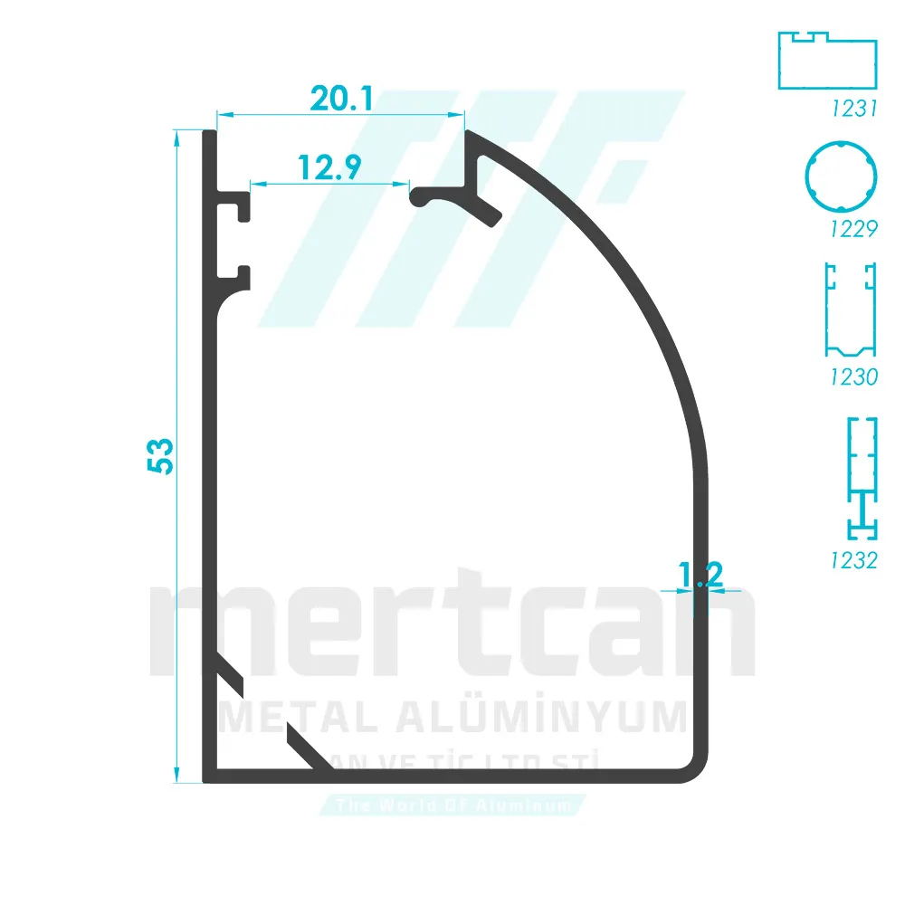 Roller Fly Screen Top Box Profile 1