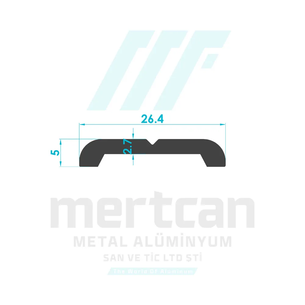 Tongue and Roller Thermal Insulation Lock Striker Profile