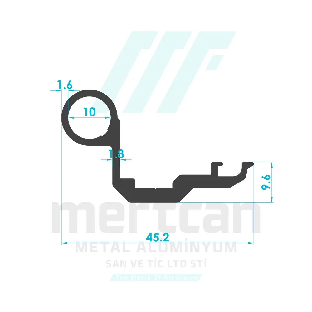 Miscellaneous Hinge Profile - 1255