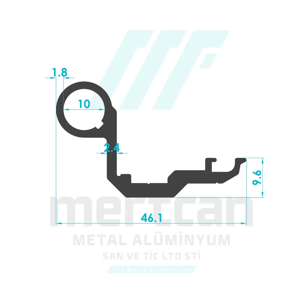 Miscellaneous Hinge Profile - 1256