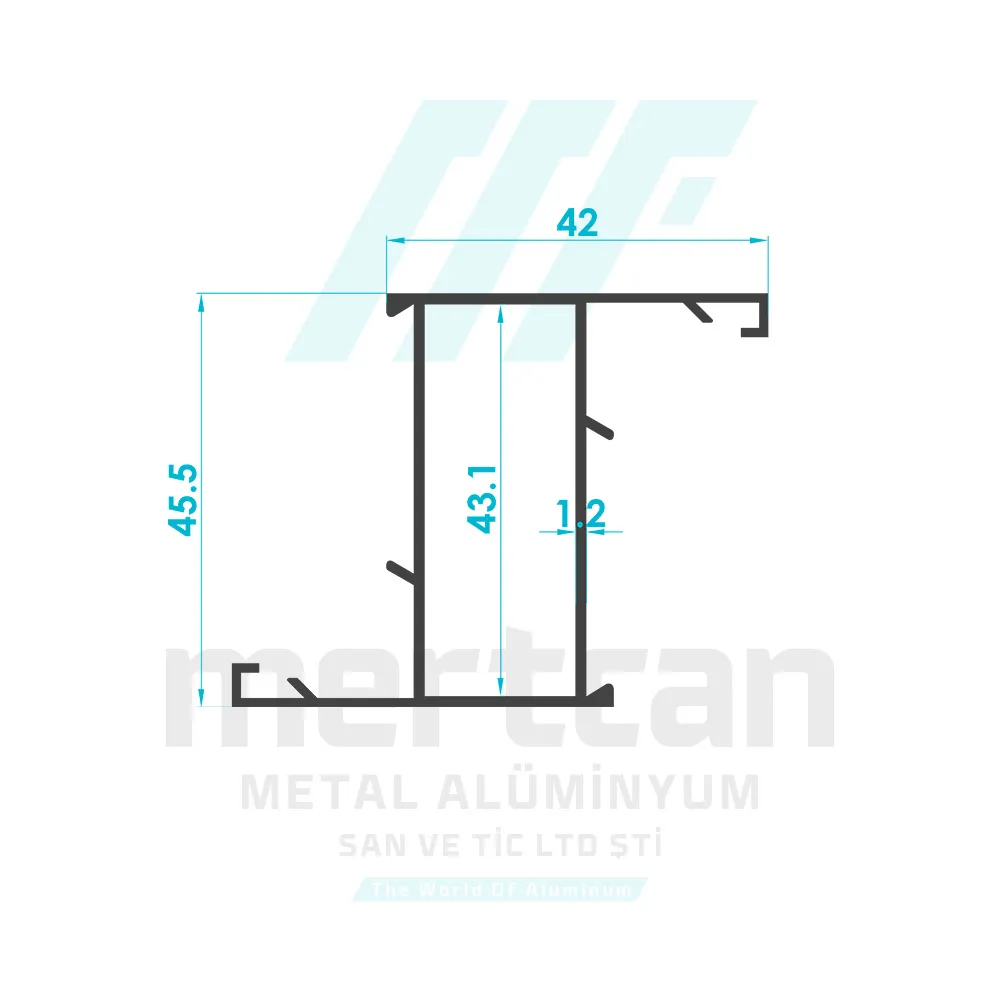Aldoks Narrow Series Sash Profile