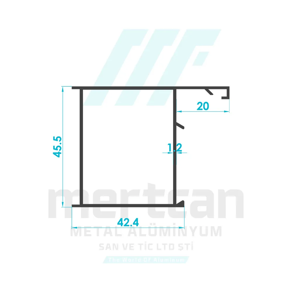 Aldoks Narrow Series Frame Profile