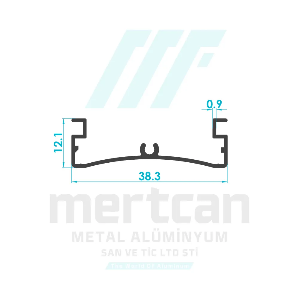 Aluminum Roller Blind Cassette Profile