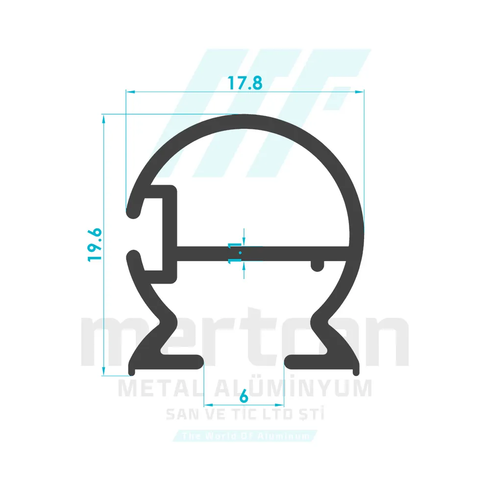 Shower Cabin Rear Upright Profile