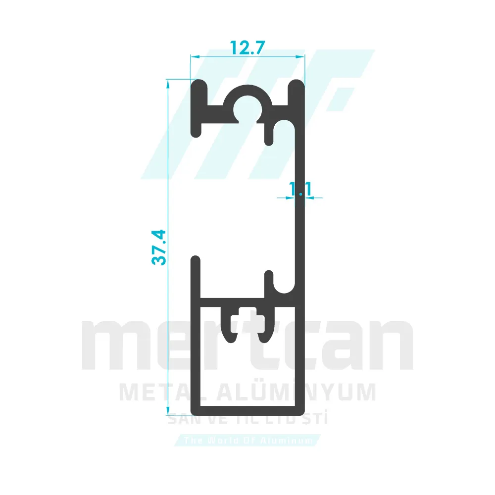 Jacuzzi Inner Rail Profile