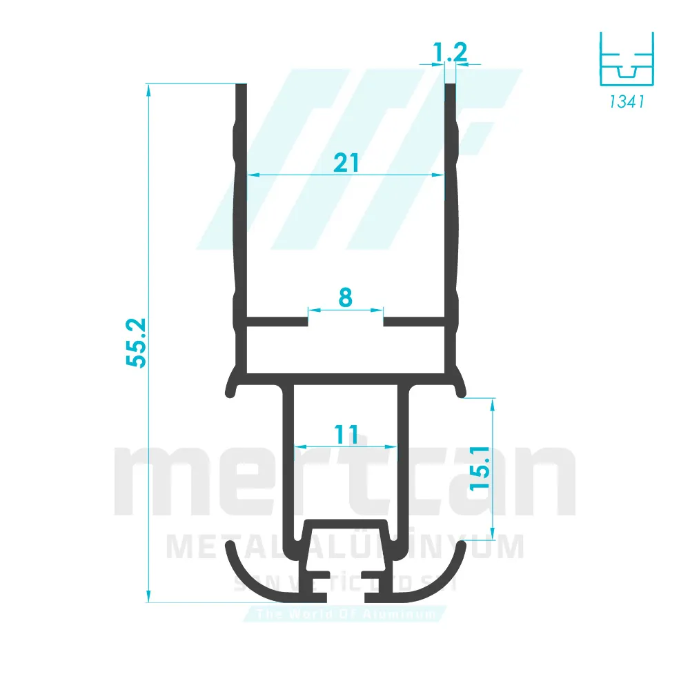 Special Pleated Fly Screen Sash Profile