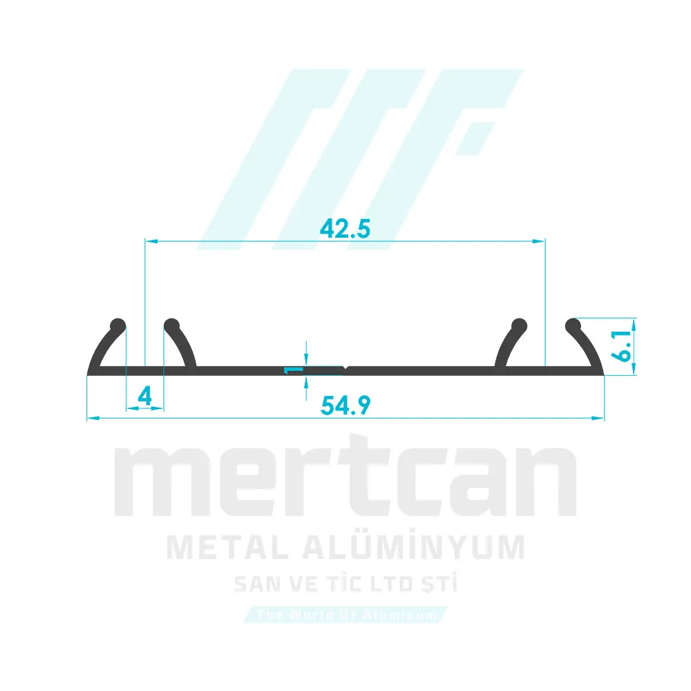 Sliding Wardrobe Rail Profile
