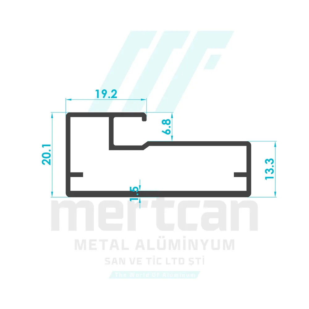 Glass Cabinet Cover Frame Profile