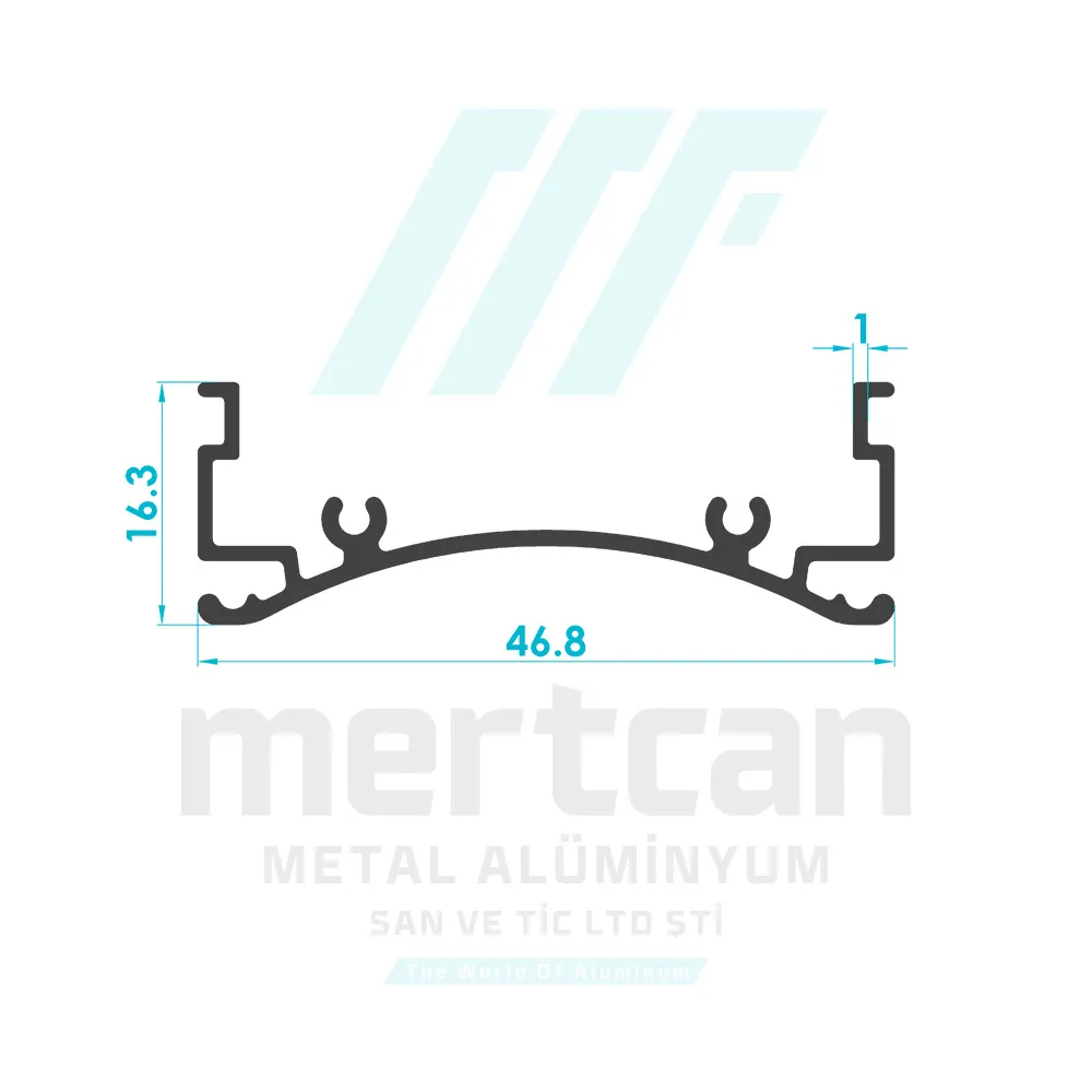 Aluminum Roller Blind Cassette Profile