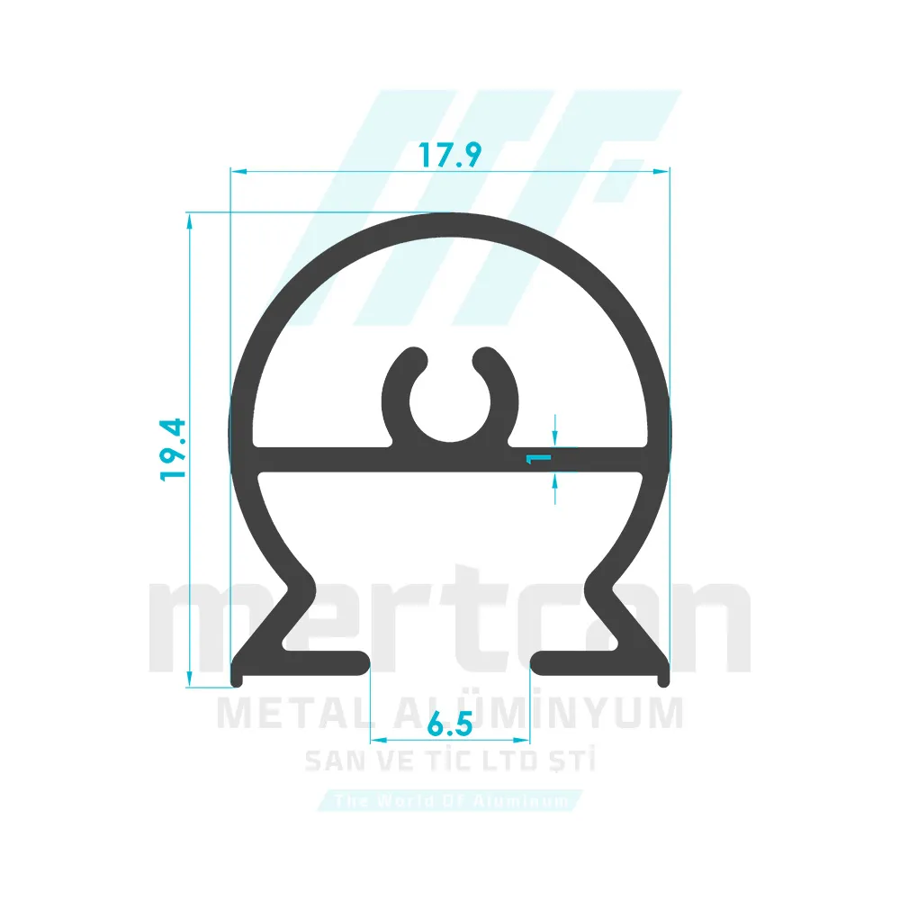 Shower Cabin Front Upright Profile