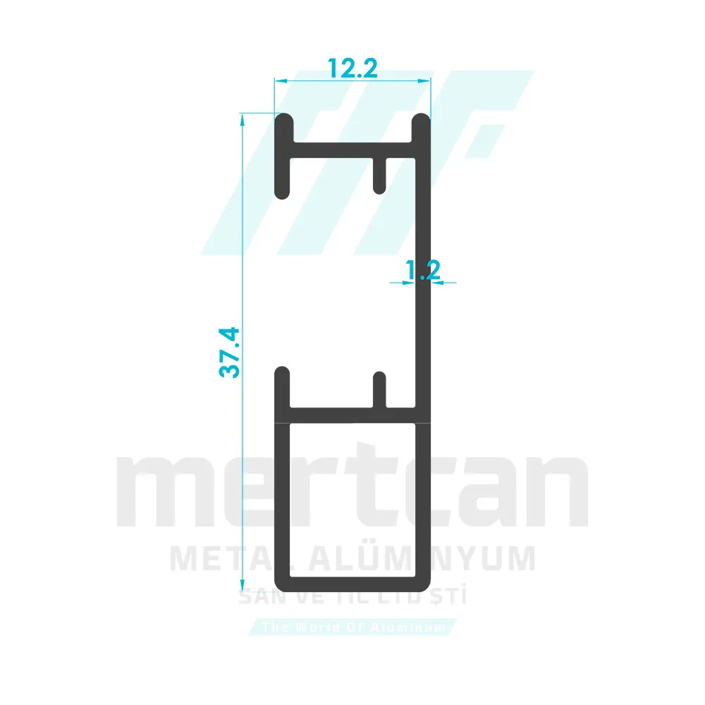 Jacuzzi Inner Rail Profile