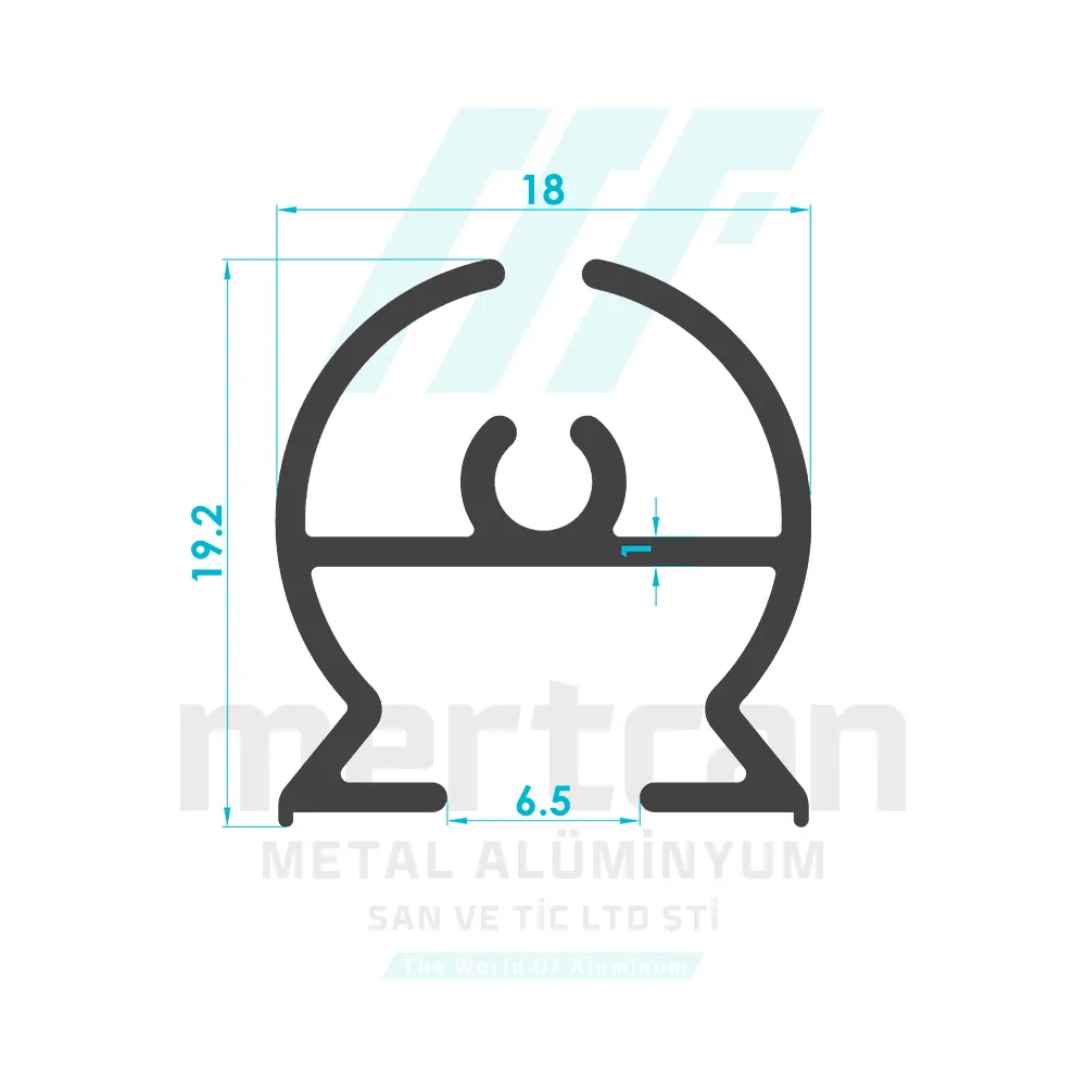 Shower Cabin Middle Upright Profile