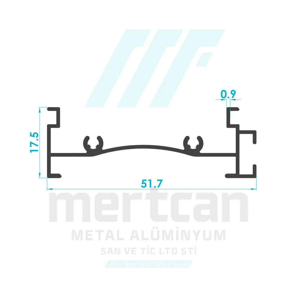 Aluminum Roller Blind Cassette Profile