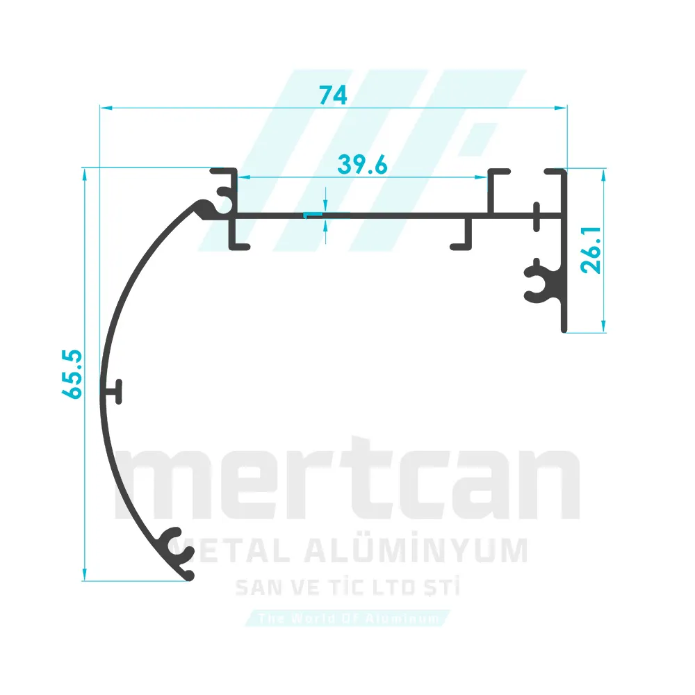 Luxury Curtain Closed Cassette Profile