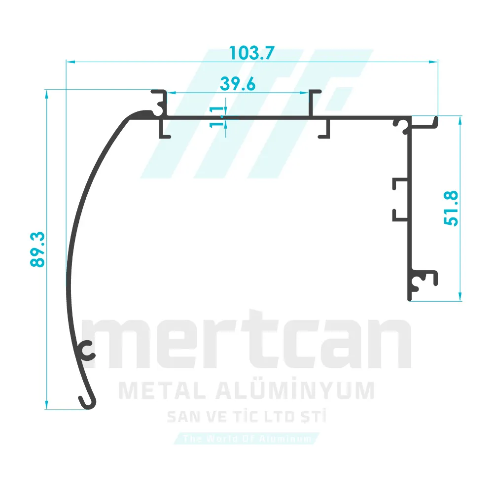 Luxury Curtain Closed Cassette Profile