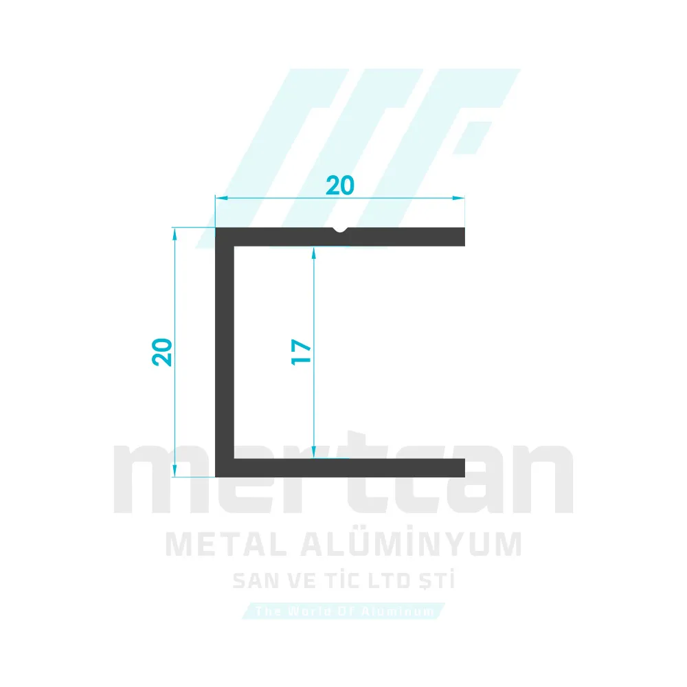 Chipboard-MDF Furniture Handle Counter Profile
