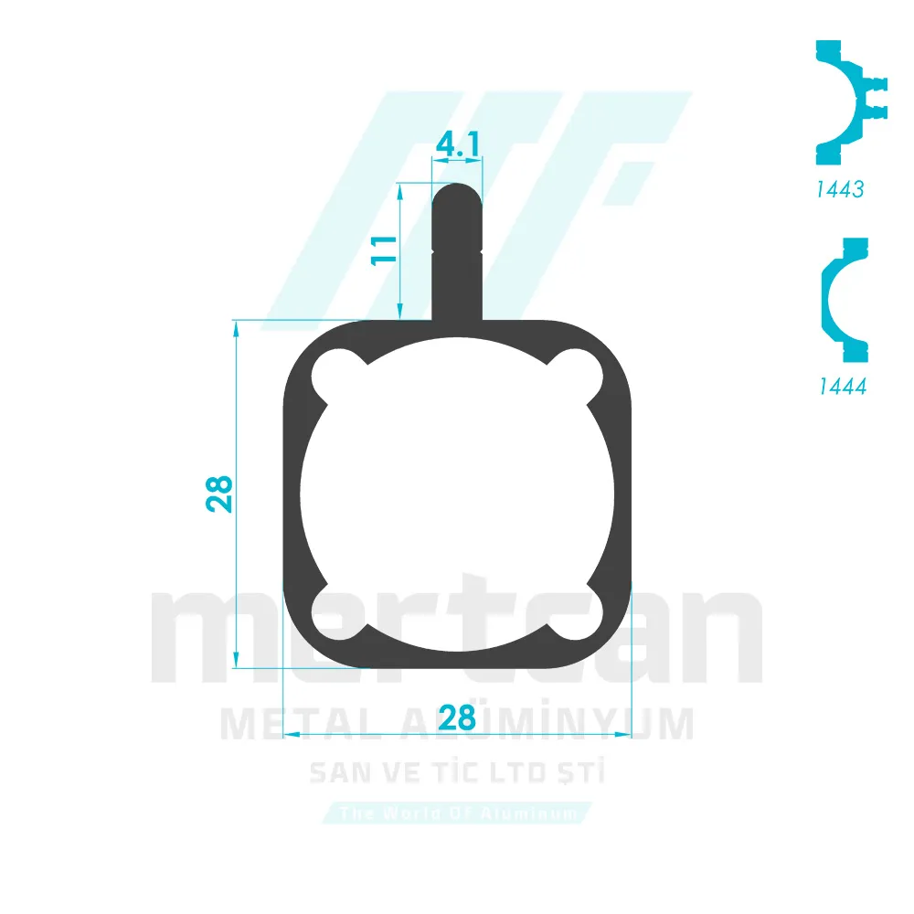 Handrail Laundry Rack Profile - 2-C