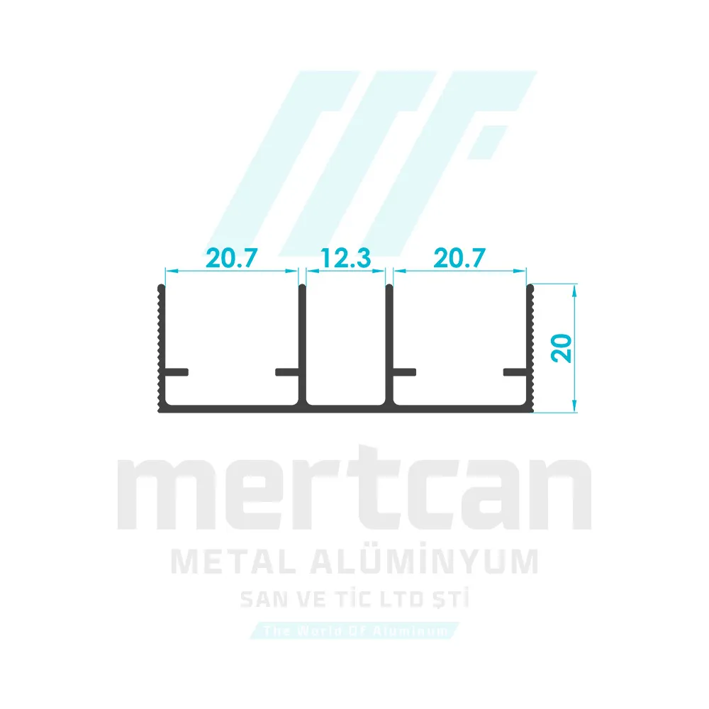 Furniture Double Top Rail Profile