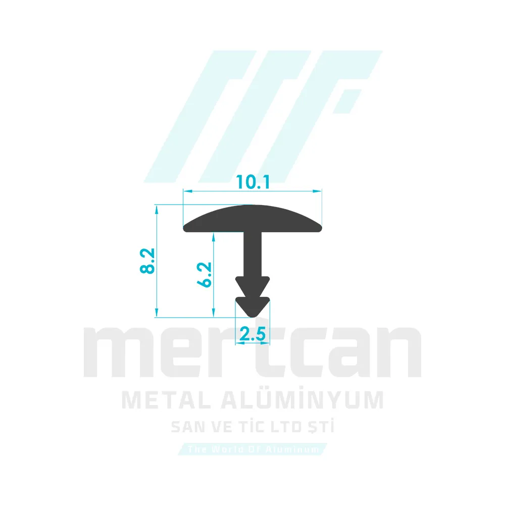 Chipboard-MDF Oval Edge/End Profile (10mm)