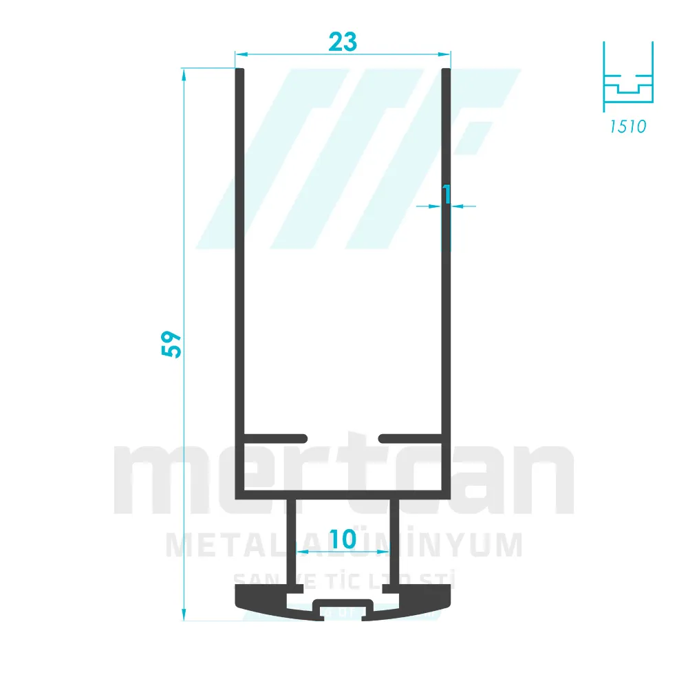 Special Pleated Fly Screen Sash Profile