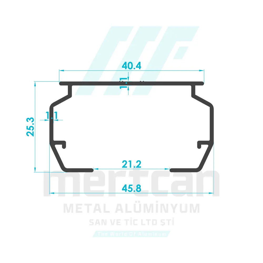 Vertical Blind Head Rail Profile