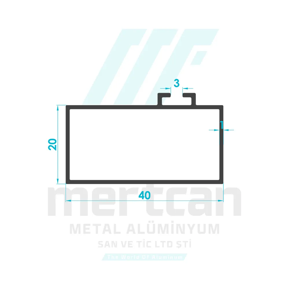 Roller Fly Screen M Frame Profile 2