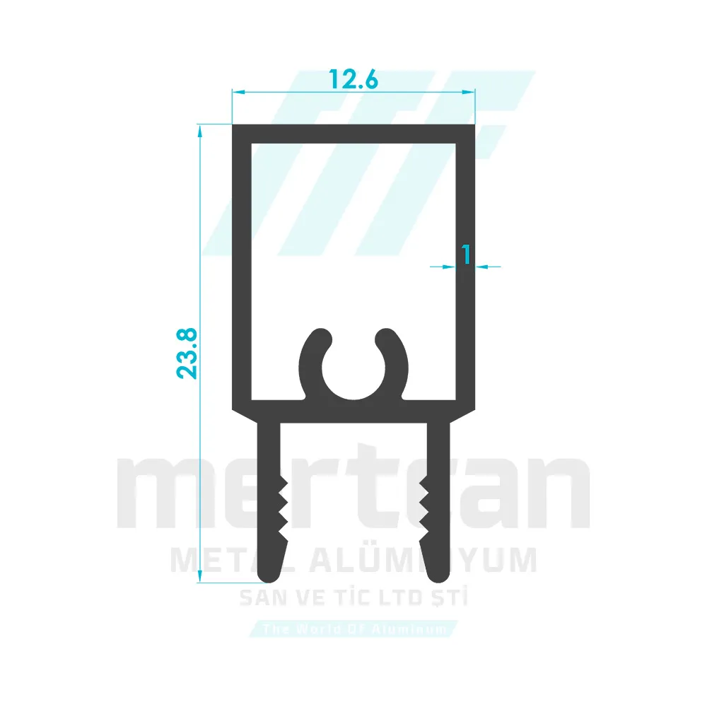 Shower Cabin Fixed Upright Profile