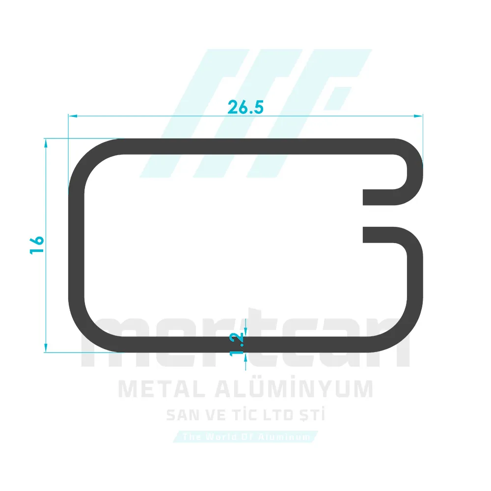 Shower Cabin Frame Profile
