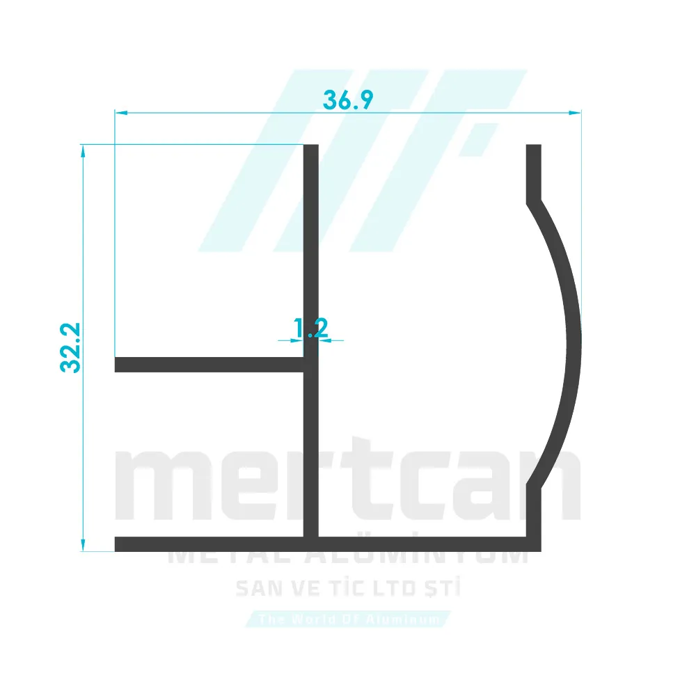 Shower Cabin Connected Upright Profile