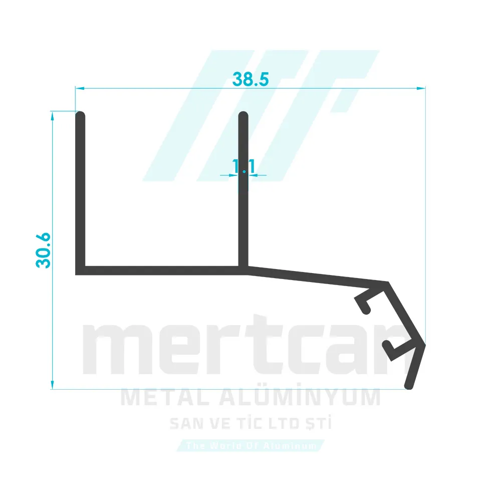 Shower Cabin Door Jamb Profile