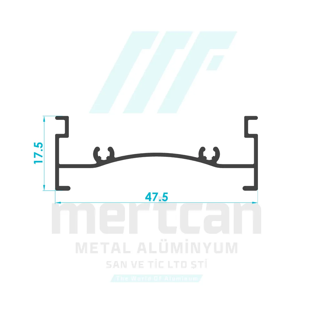 Aluminum Roller Blind Cassette Profile