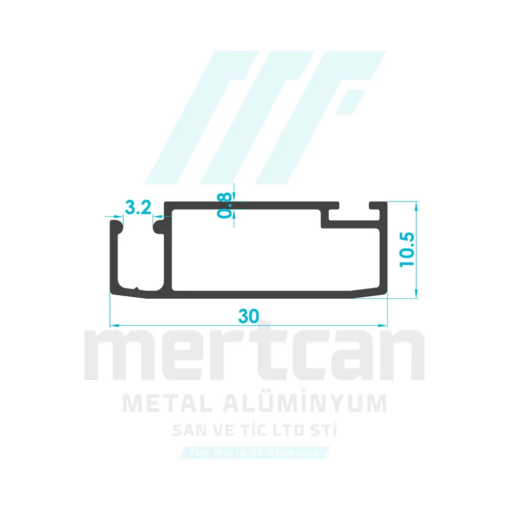 Special Single Channel Fly Screen Profile