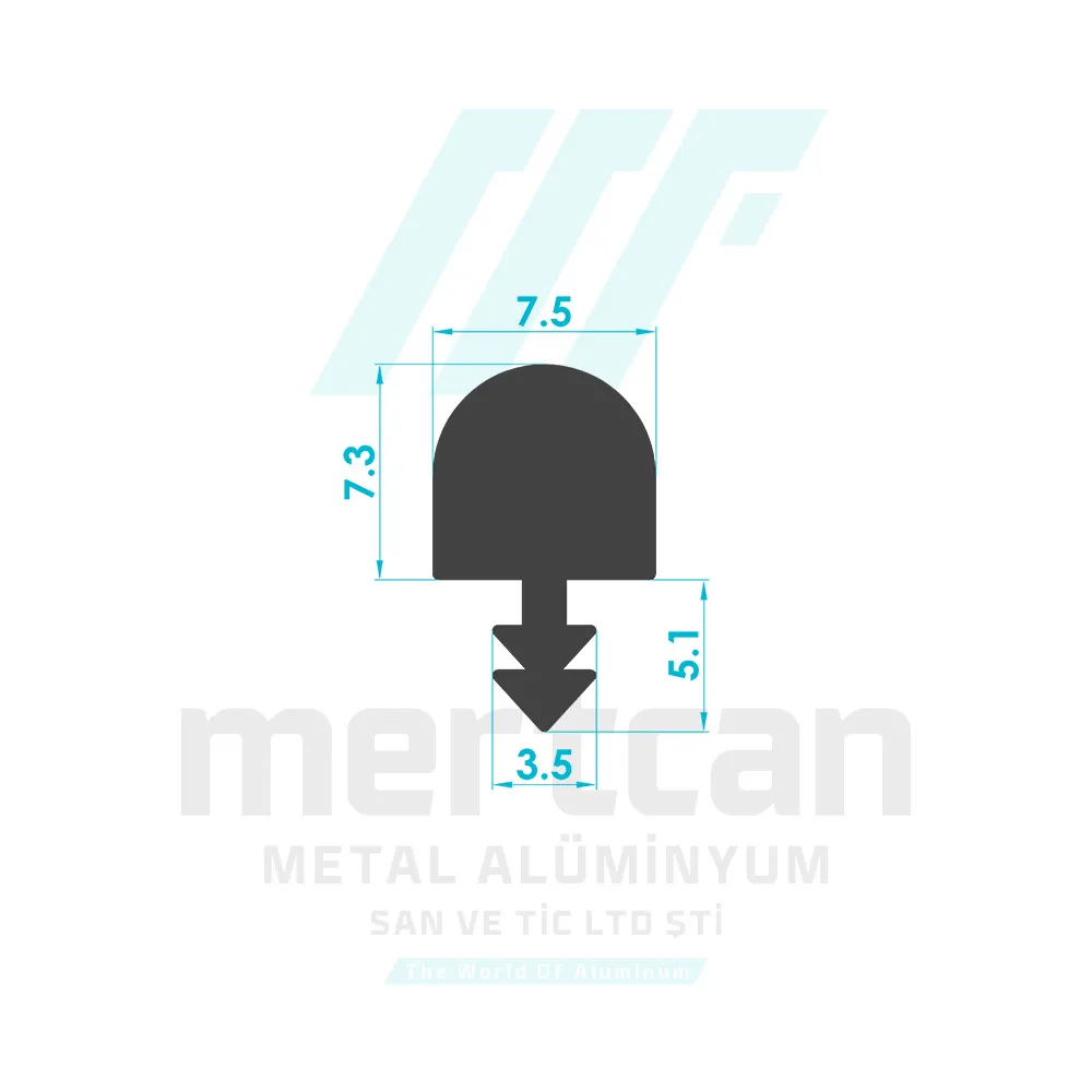 Chipboard-MDF Furniture Full Length Handle Profile
