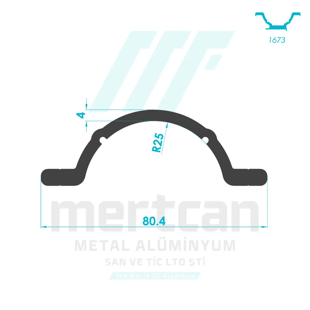 Round Handrail Laundry Rack Profile - 3-B