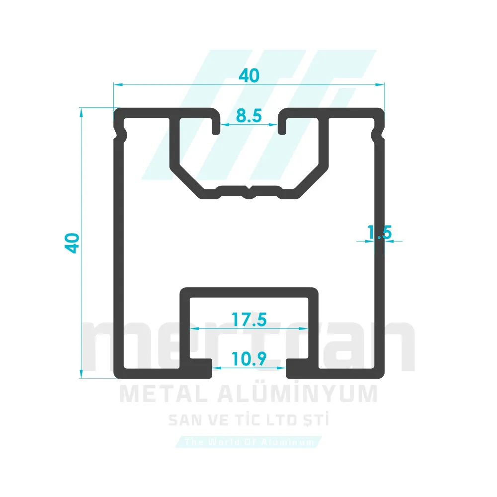 Solar System 40mm Carrier Construction Profile