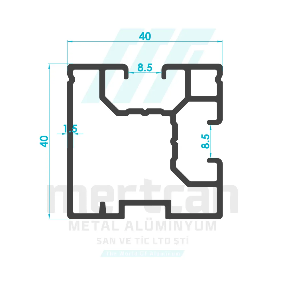 Solar System 40mm Carrier Construction Profile