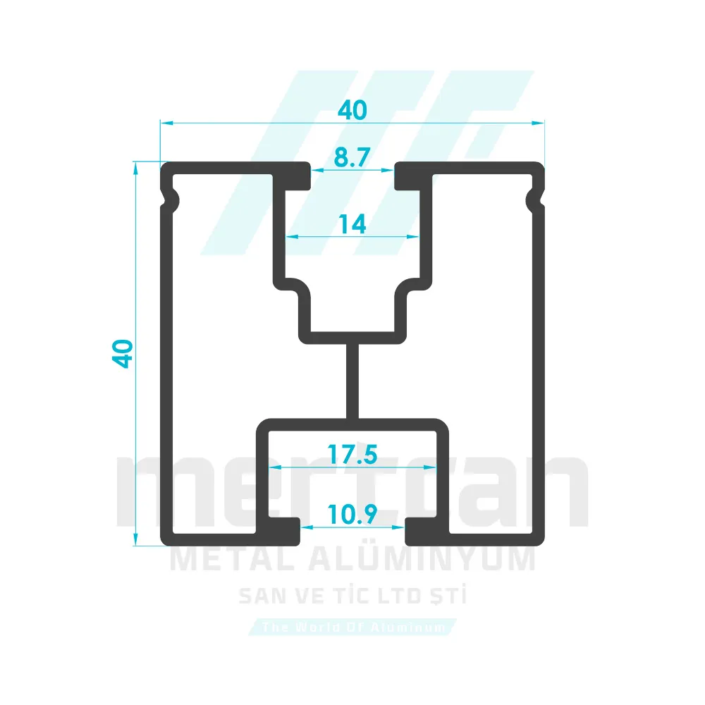 Solar System 40mm Carrier Construction Profile