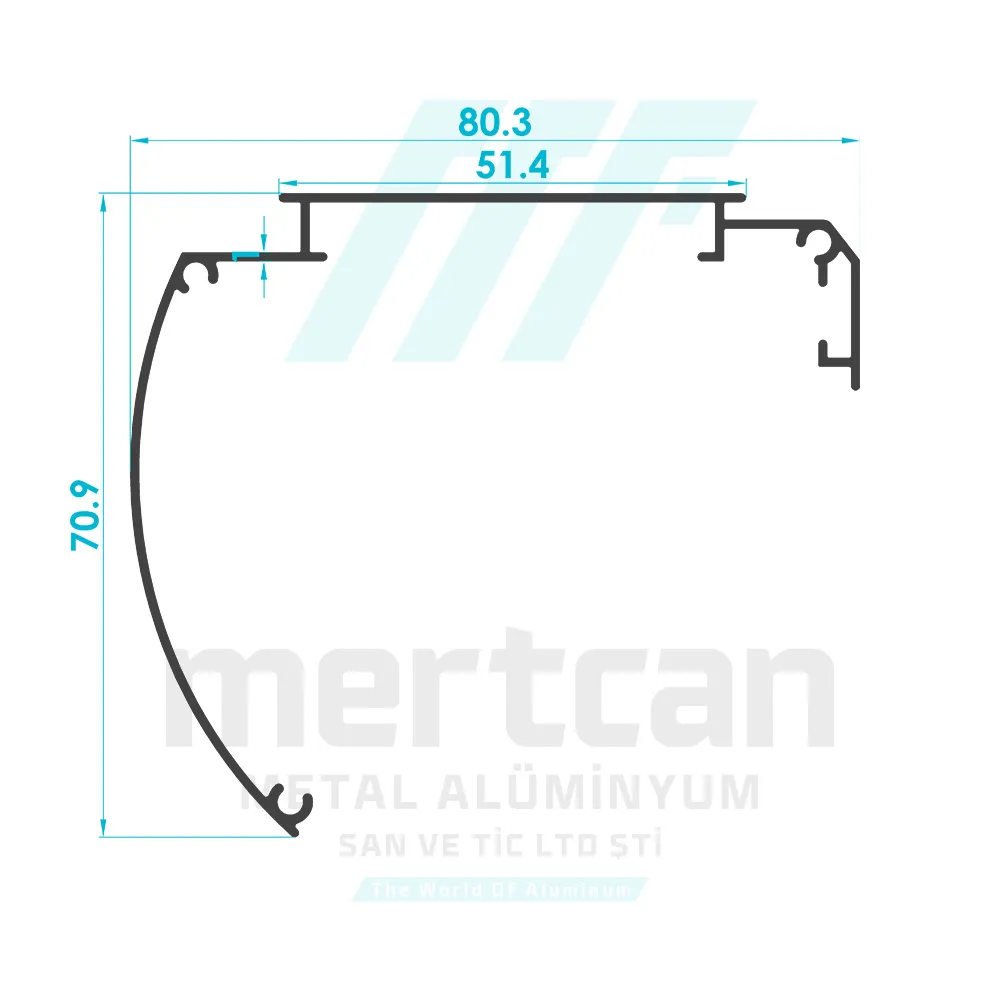 Luxury Curtain Closed Cassette Profile